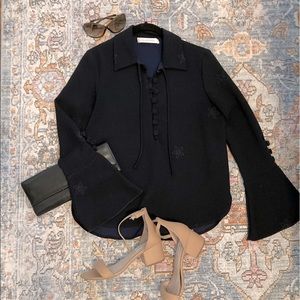 See by Chloe bell sleeve blouse